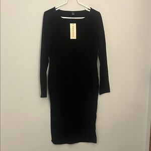 NWT SHEIN Black Body-con Dress